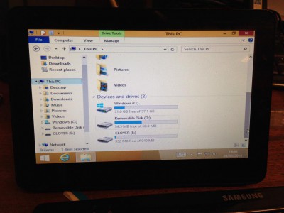 Joggler Win8.1 UEFI booted from coreboot / seabios &amp; CLOVER
