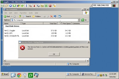 Error before fix