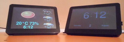 stereo alarm clock and weather station